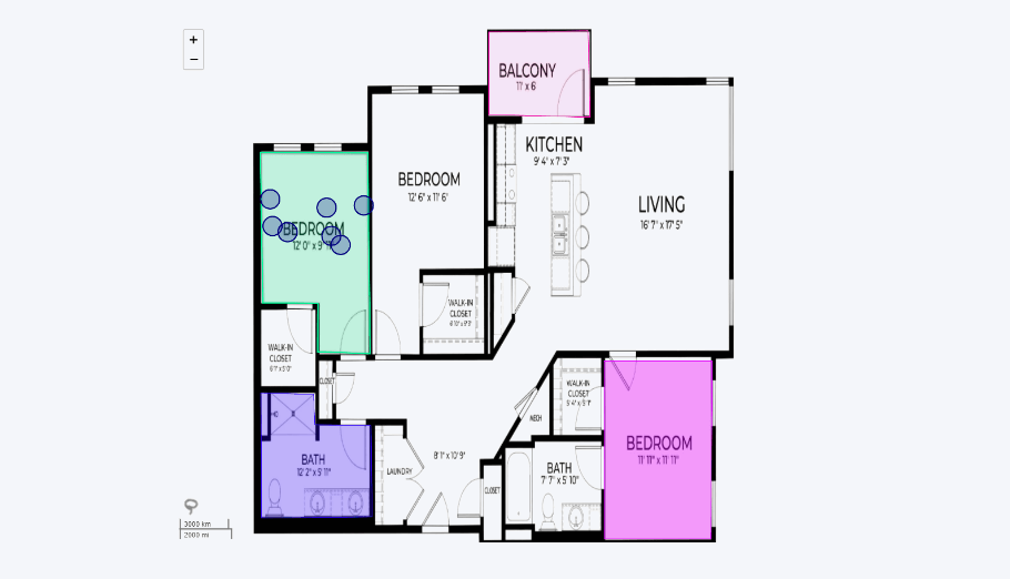 power bi map floor plan