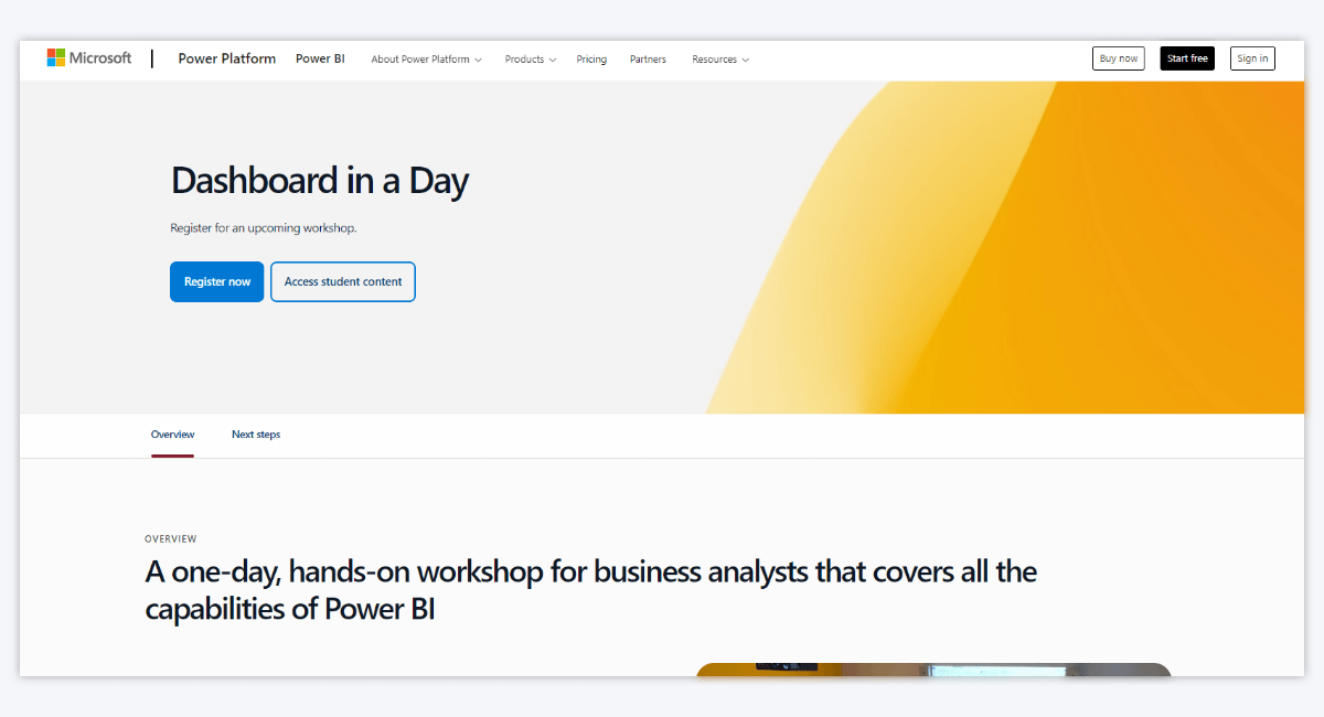 Microsoft Power BI Dashboard in a Day