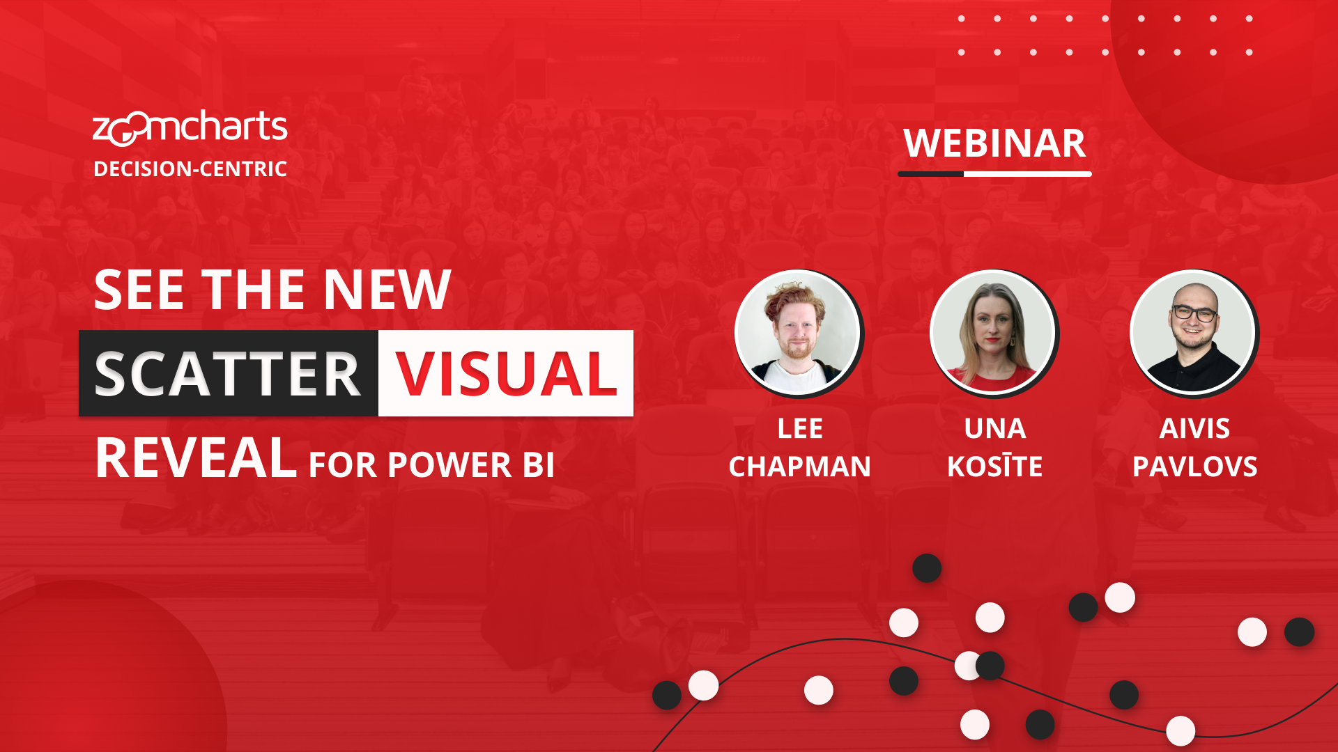 Join Reveal Webinar for ZoomCharts Scatter PRO visual for Power BI