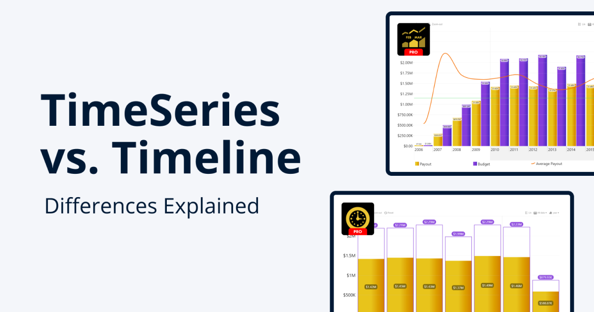 Drill Down TimeSeries PRO vs Timeline PRO Differences Explained